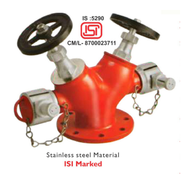 SS Double Hydrant Valve