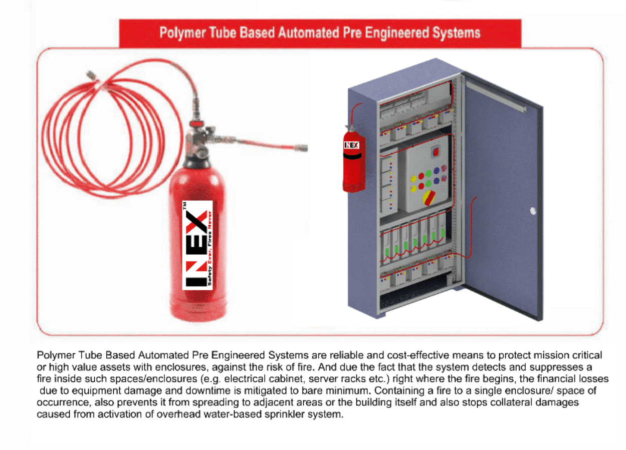 INEX pre-engineered suppression and control system